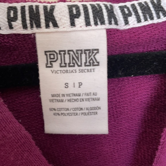 💜💥NWOT💥VS PINK hoodie 💜💥EUC💥 VS PINK matching sweatpants set💜both size-S - Picture 5 of 6